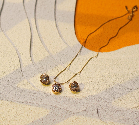 Celeste Spark Pendant Set