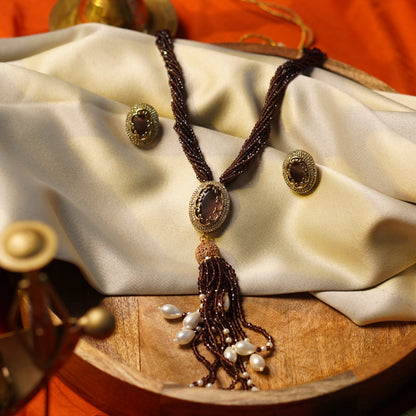 Ruby Riwaayat Necklace Set