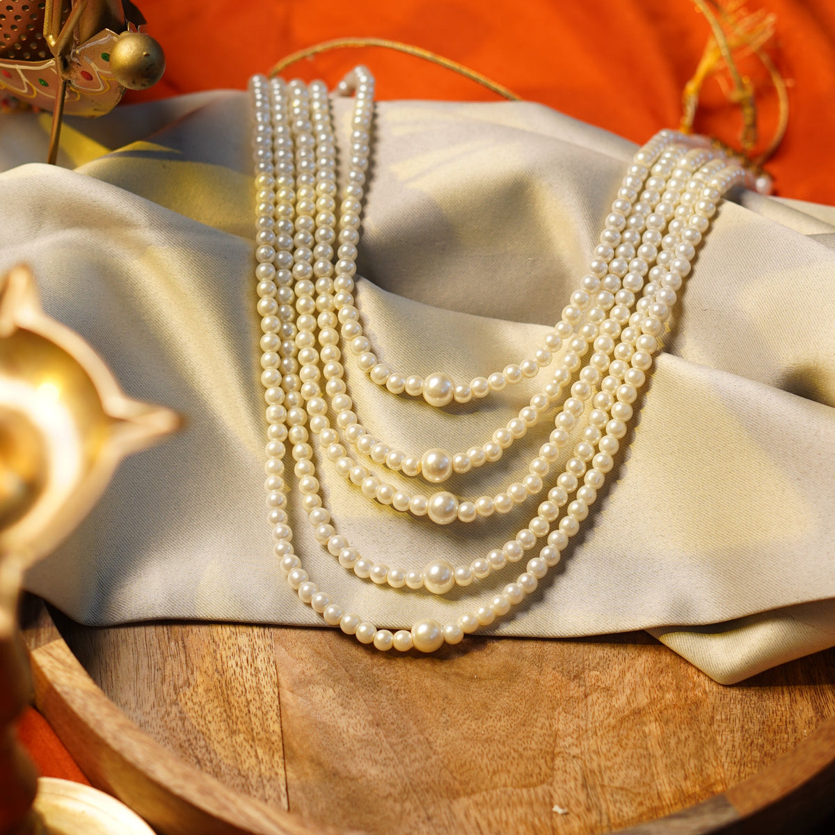 Rajsi Pearl Necklace Set
