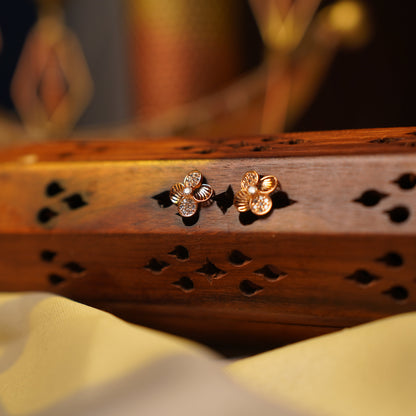 Golden Petal Earring