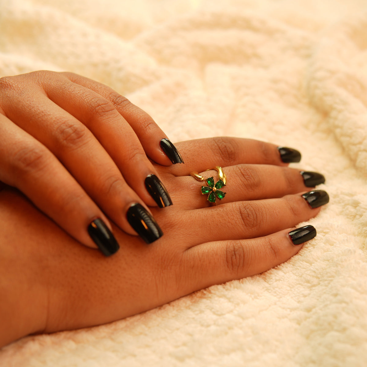 Jade Blossom Ring