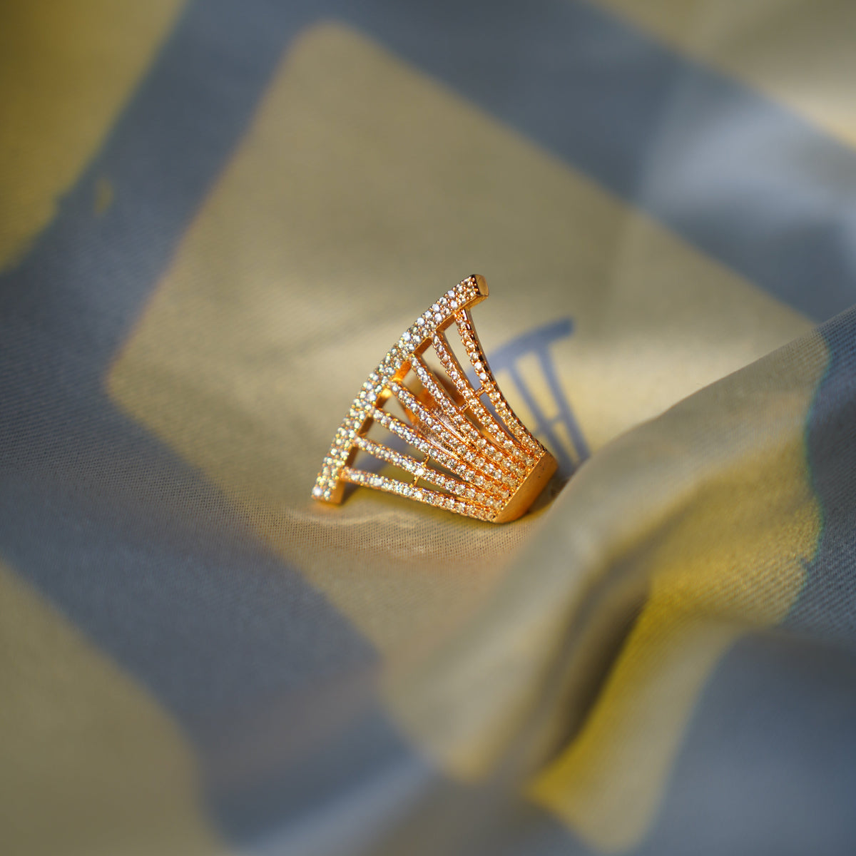 Aurelia Cascade Ring