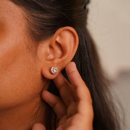 Diamond Solitaire Earring