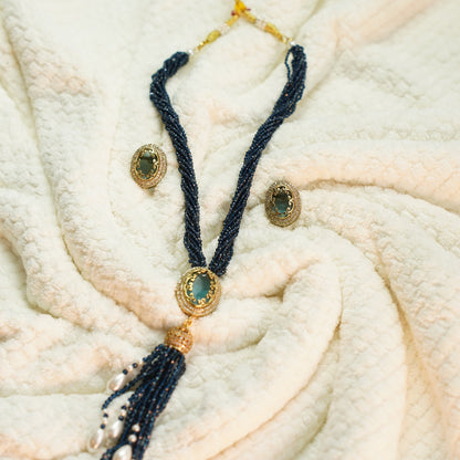 Royal Neelam Necklace Set