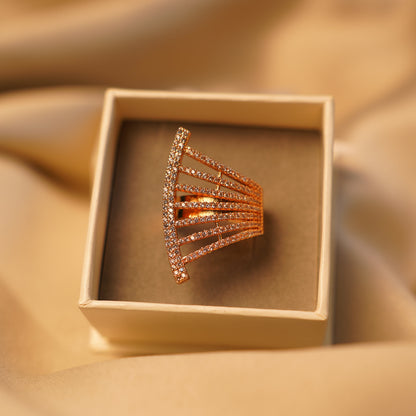 Aurelia Cascade Ring