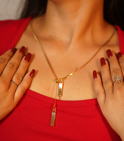 The Liquid Gold Bar Pendant