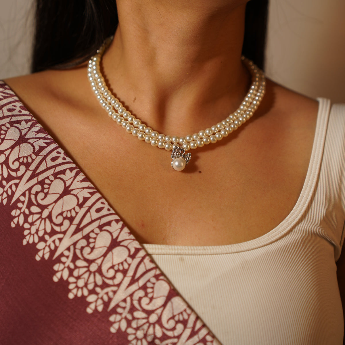 Meher Pearl Necklace Set