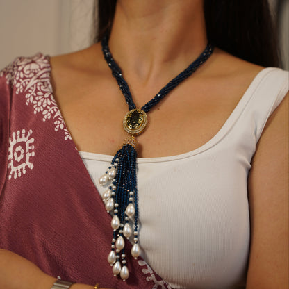 Royal Neelam Necklace Set