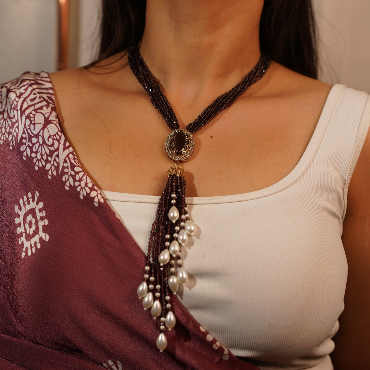 Ruby Riwaayat Necklace Set